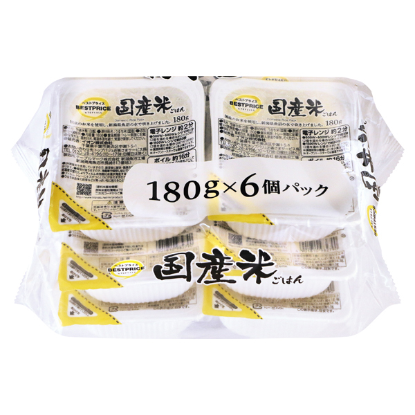 ごはん 国産米6個パック ランキング画像